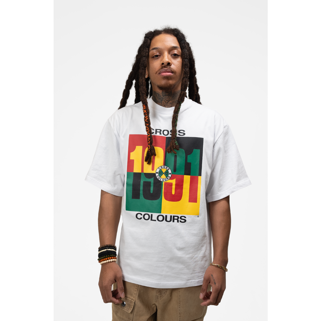 Cross Colours 1991 T-Shirt in White  product
