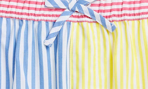 Polo Ralph Lauren Striped Cotton Fun Short In Yellow Multi