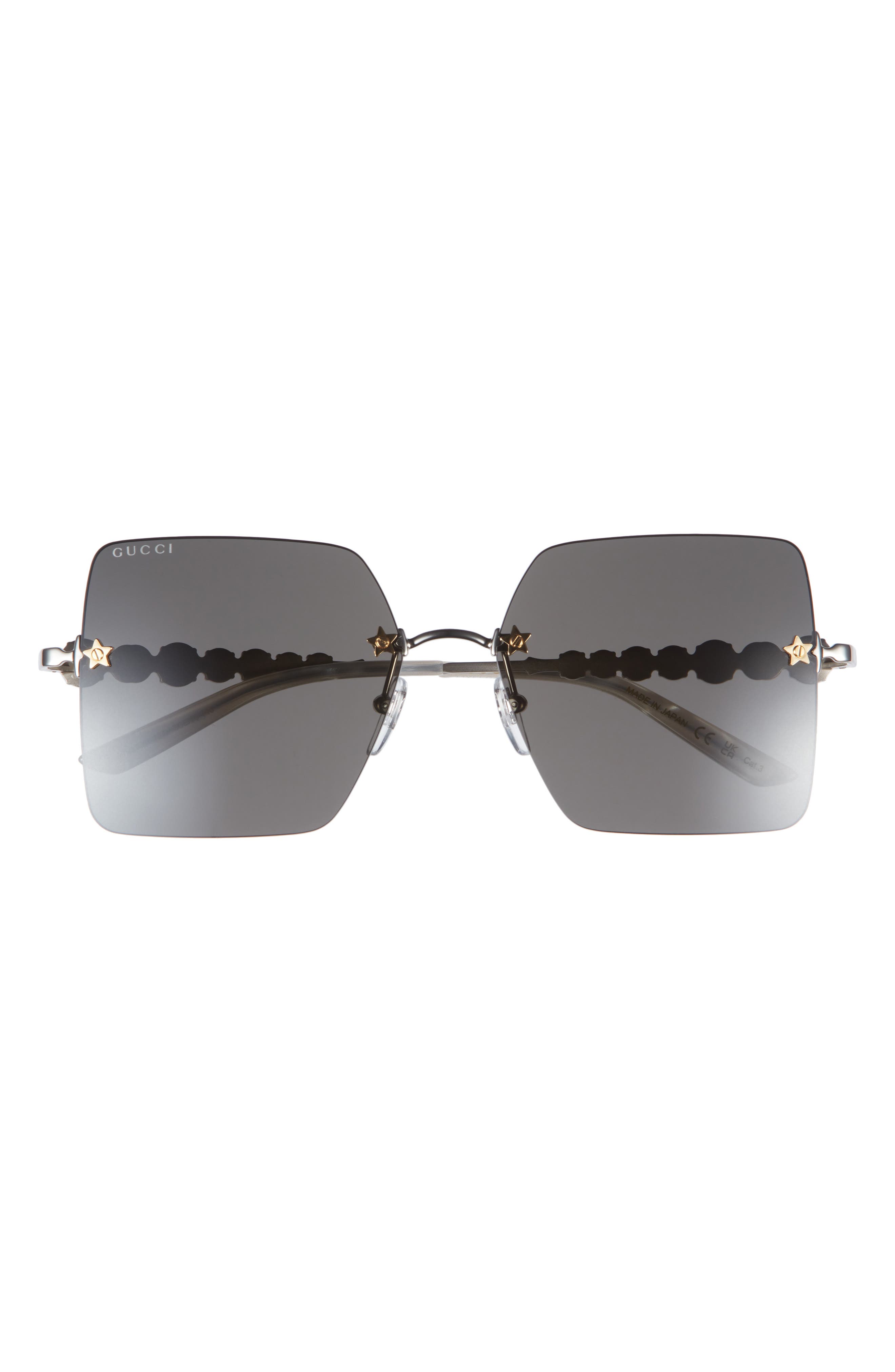 Gucci 56mm Square Sunglasses