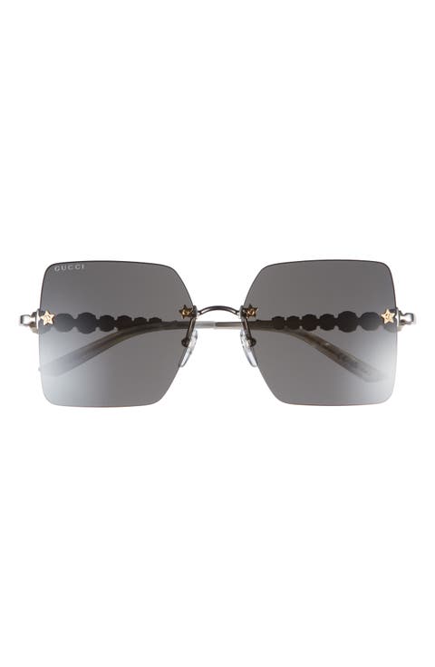 56mm Square Sunglasses