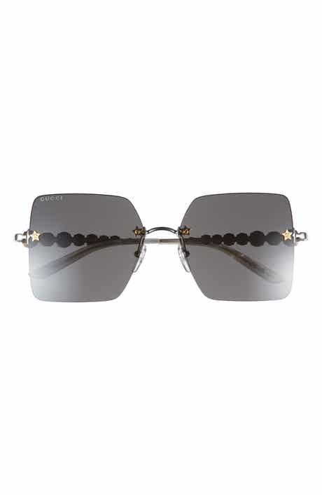 Gucci 56mm Square Sunglasses