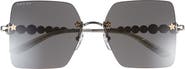 Gucci 56mm Square Sunglasses