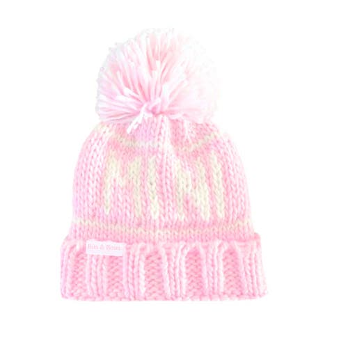 Bits & Bows Mini Bobble Hat In Pink