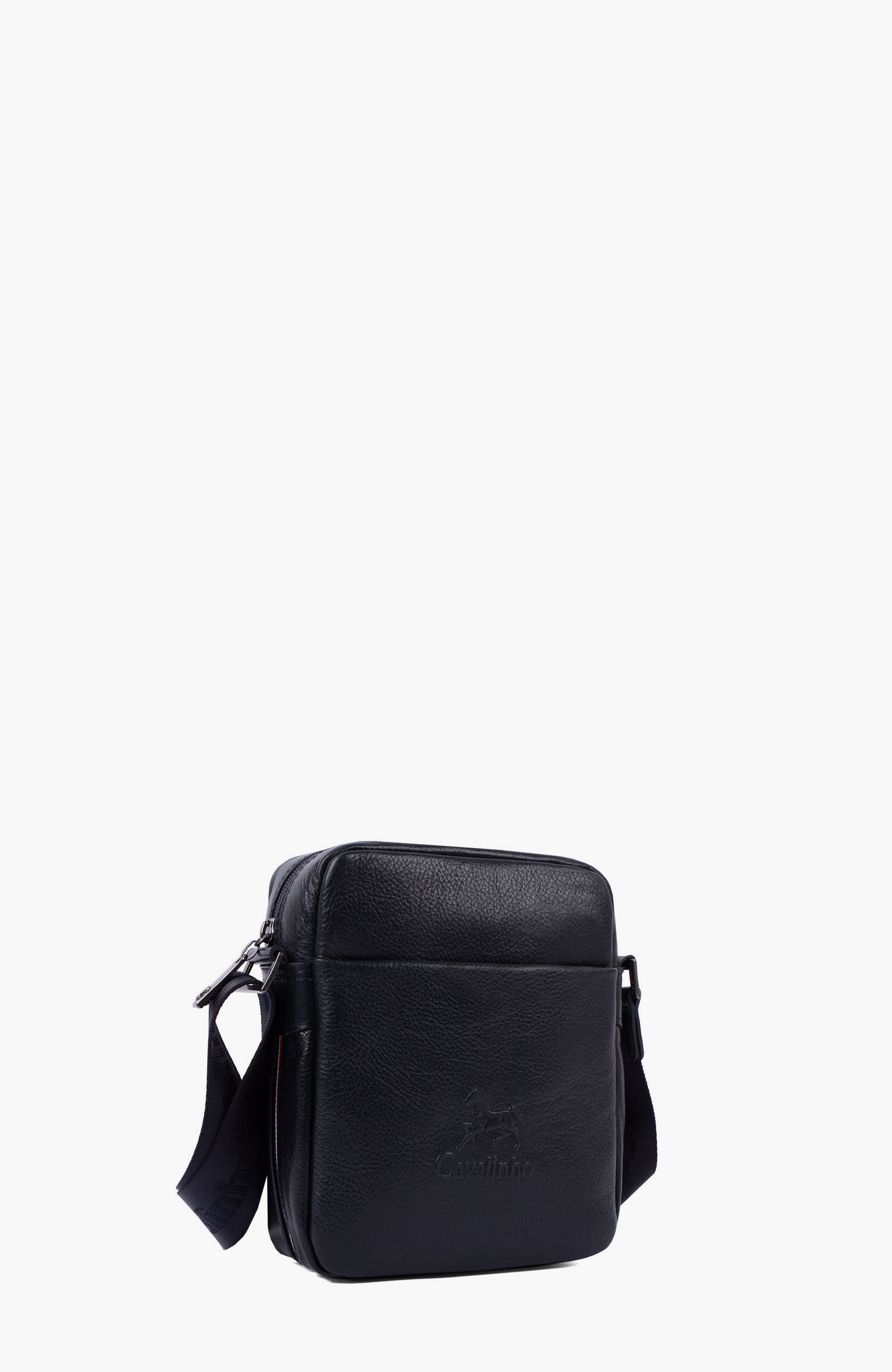 The Sailor Leather Traveler Crossbody Bag 225, Alternate, color, Navy
