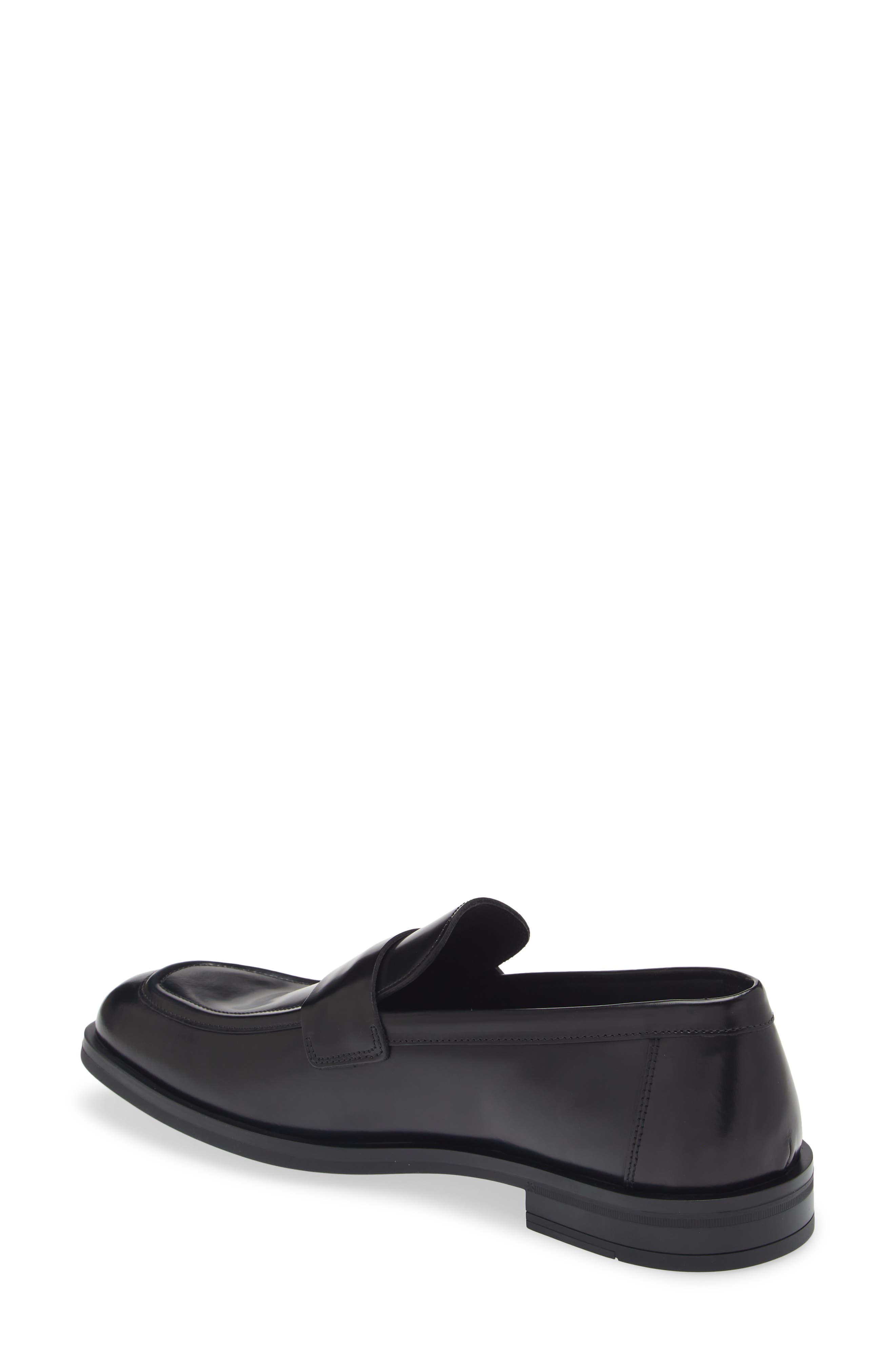 Stuart Weitzman Club Classic Loafer, Alternate, color, Black