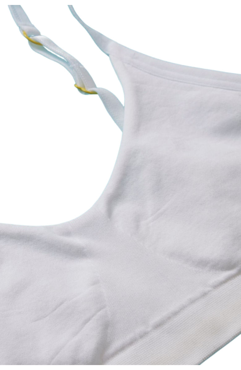 Yellowberry Tulip Seamless Bra, Alternate, color, Snowflake