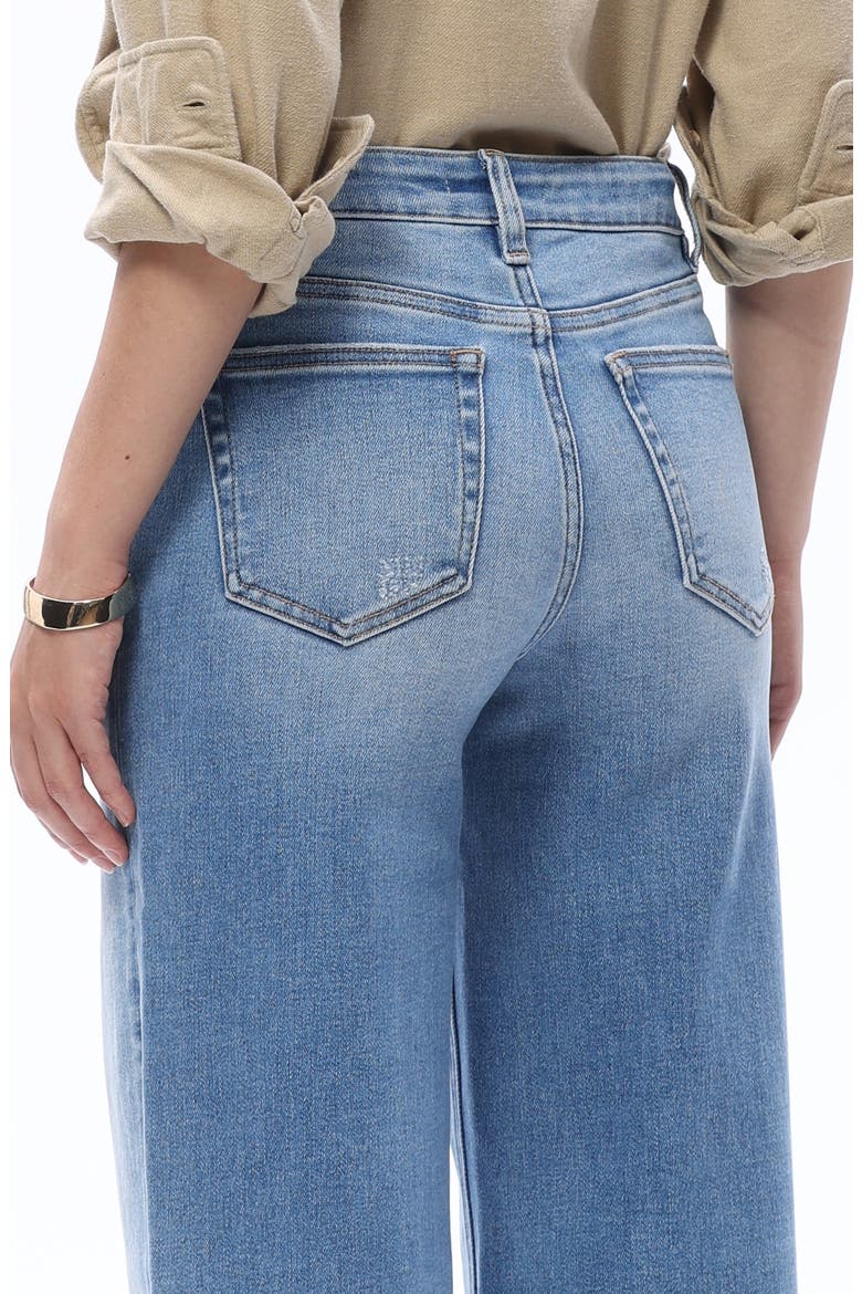 Mid Rise Wide Leg Jeans, Alternate, color, MEDIUM BLUE