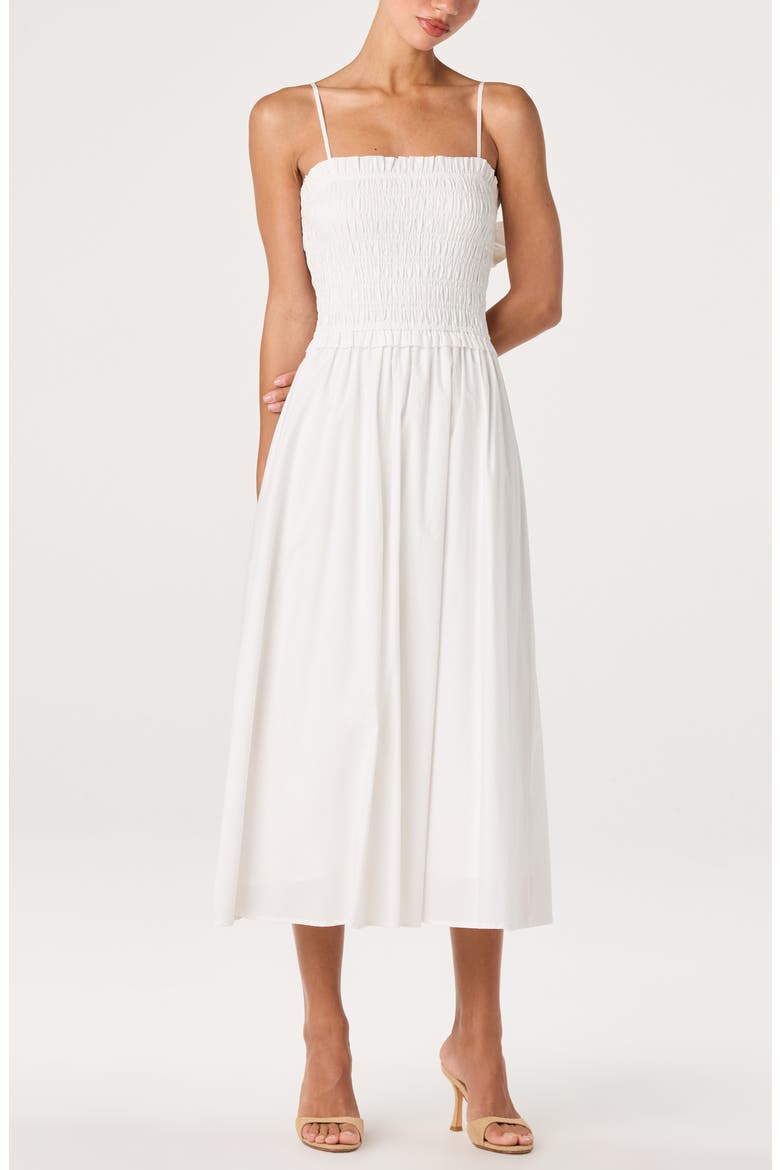 Harper A-Line Dress, Main, color, WHITE