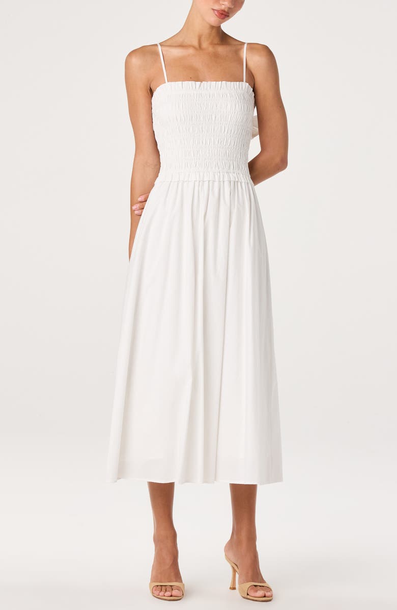 ASTR the Label Harper A-Line Dress, Main, color, White