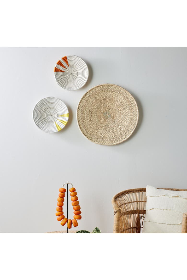 Moja Orange Wall Basket, Alternate, color, Natural