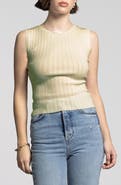 WEEKEND LOS ANGELES Eleanor Rib Sweater Tank