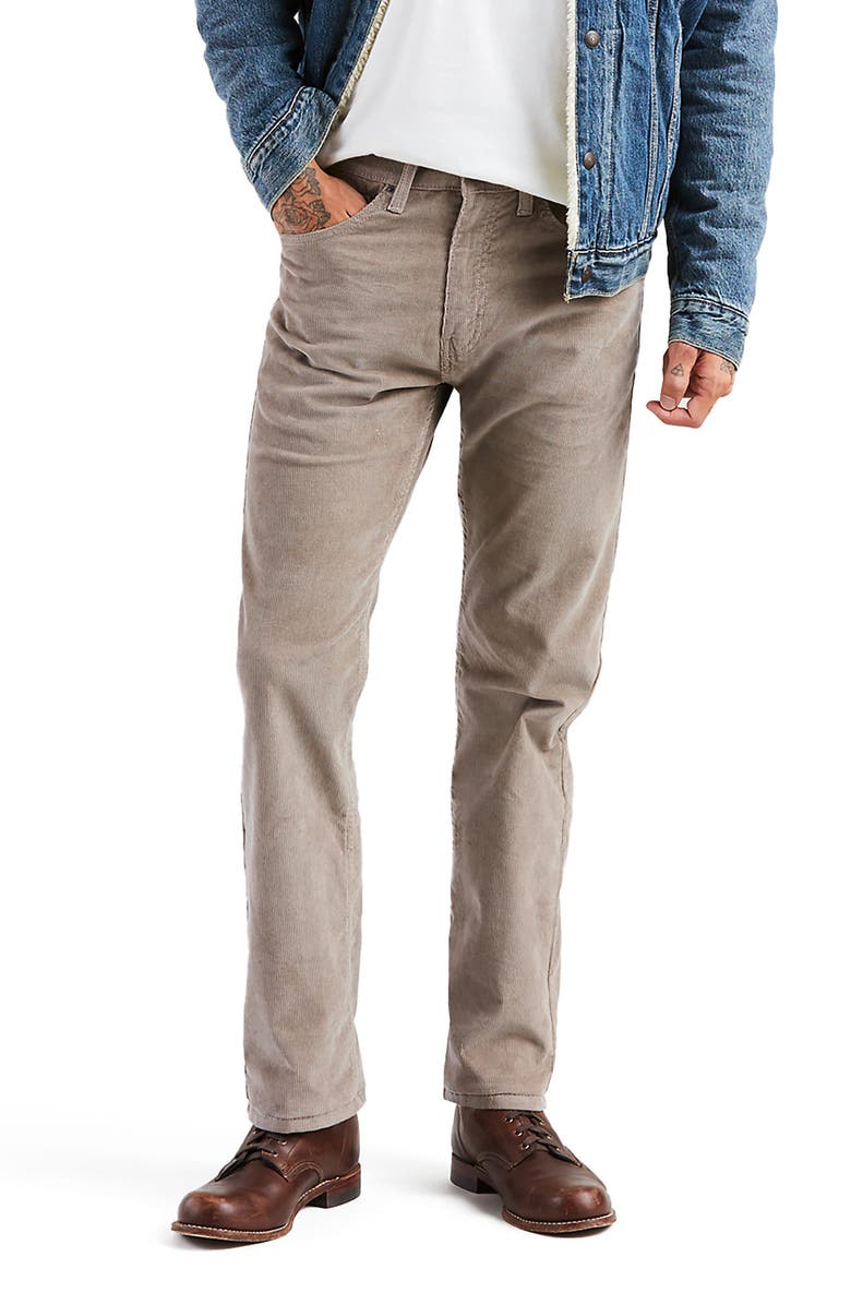 Levi's 505<sup>™</sup> Regular Straight Leg Corduroy Pants, Alternate, color, Rinse Timberworlf 14
