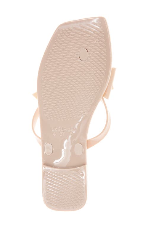 Bcbgeneration Lima Bow Jelly Sandal In Frappe