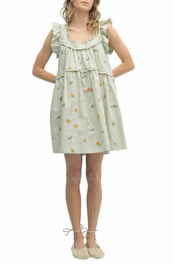 WISHLIST Ruffle Babydoll Minidress