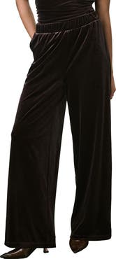 NEXT Stretch Velvet Wide Leg Pants