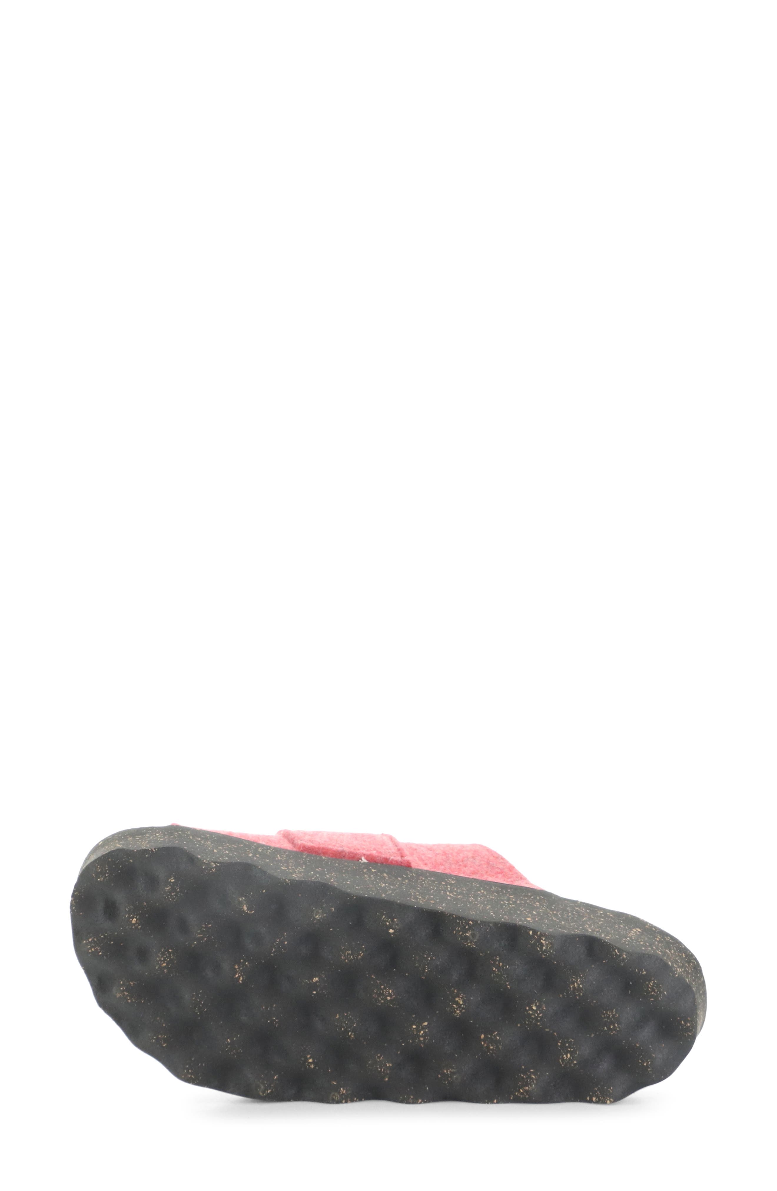 Clavi Wool Felt Slide Sandal, Alternate, color, RUBY RED REWOOLY