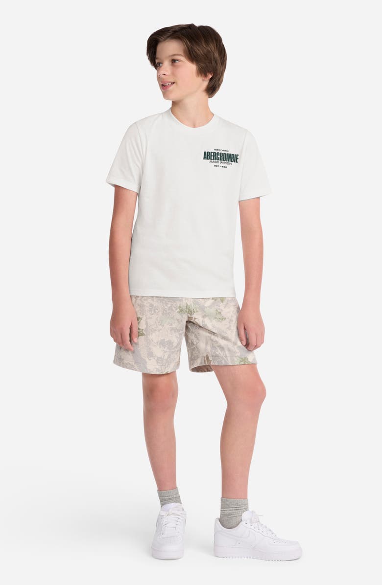 abercrombie kids Kids
 1892 Logo Boxy Graphic T-Shirt, Alternate, color, Jet Stream