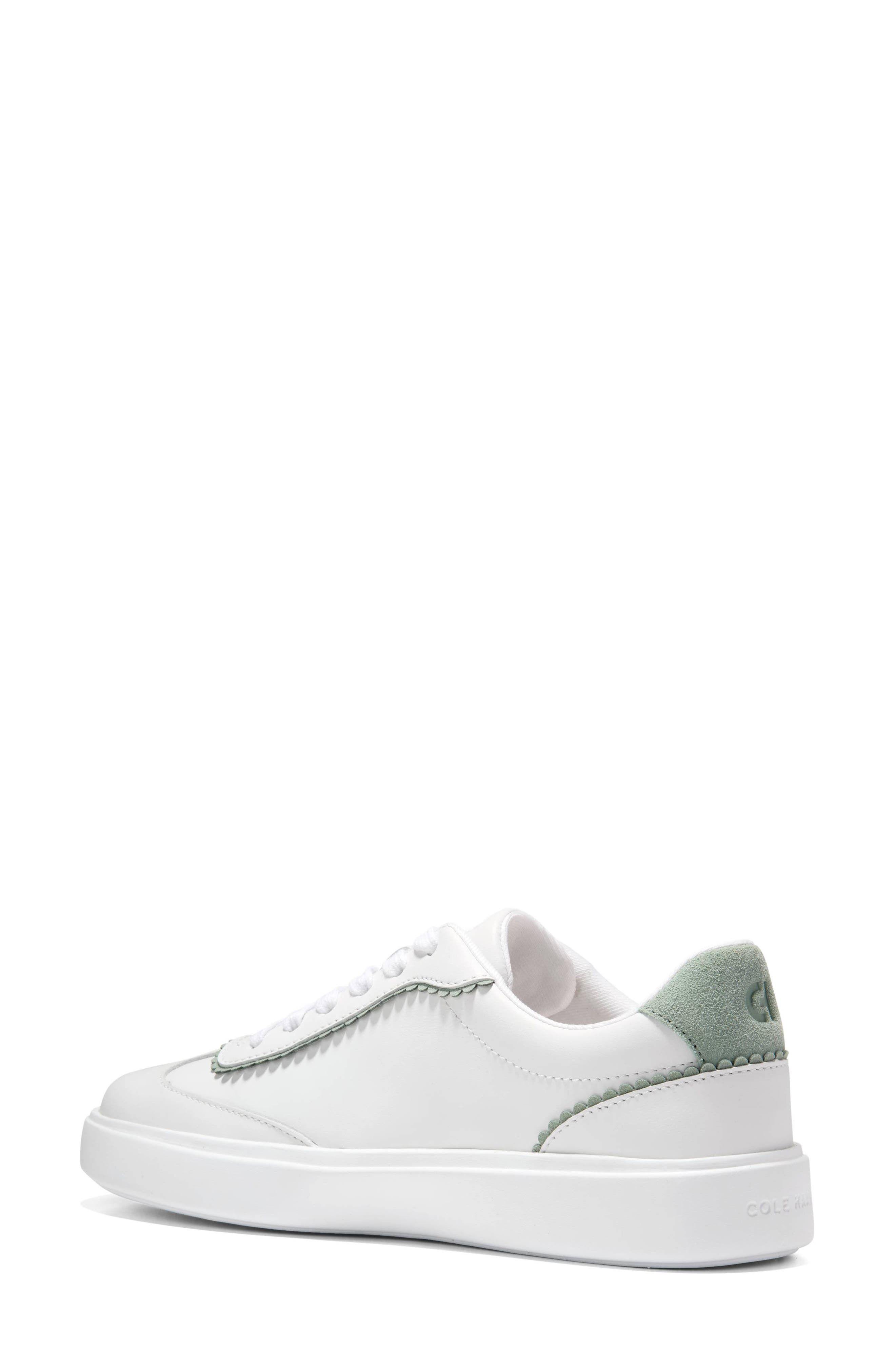 Cole Haan Grand Crosscourt Sneaker, Alternate, color, White Leather / Lily Pad Suede