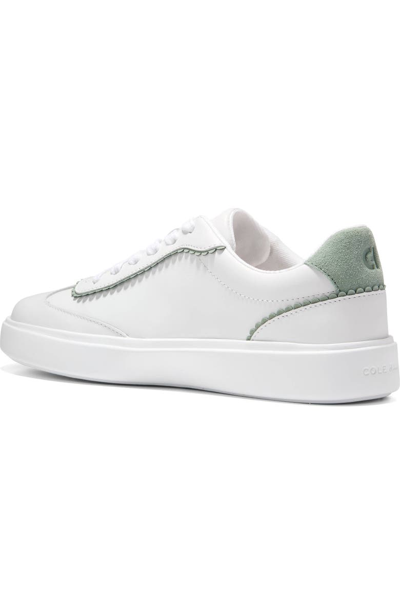 Cole Haan Grand Crosscourt Sneaker, Alternate, color, White Leather / Lily Pad Suede