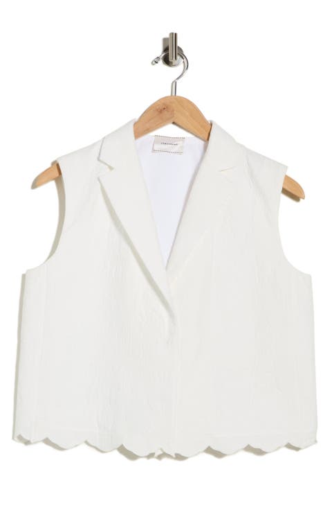 Scallop Hem Vest