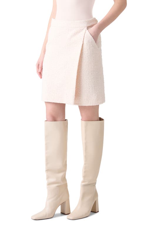 Akris Punto Tweed A-line Wrap Skirt