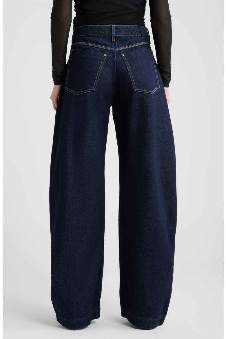 Cargo Balloon Jeans, Alternate, color, DARK BLUE