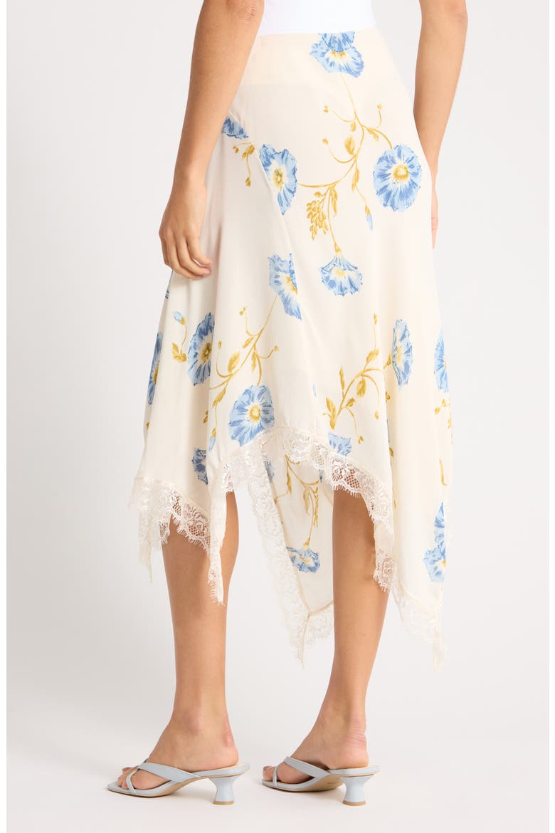 Liliana Lace Handkerchief Hem Skirt, Alternate, color, GLORIOUS