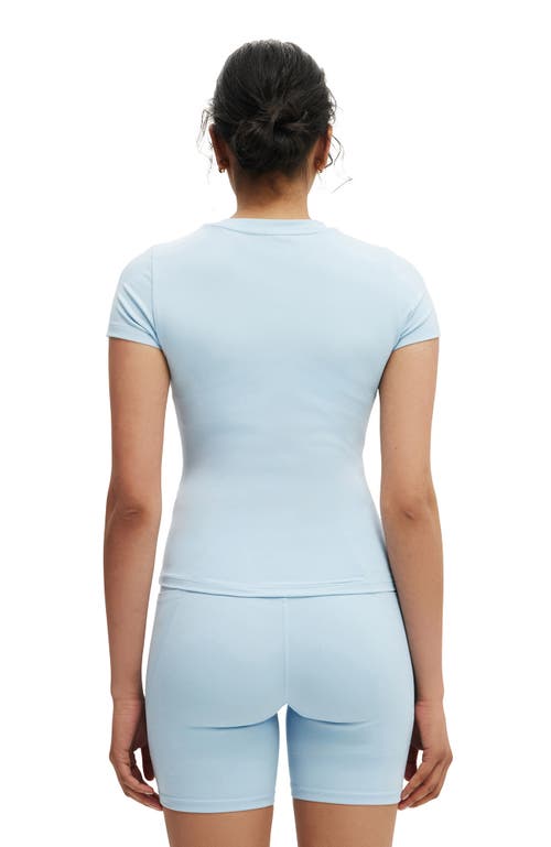 Cotton On Body Ultra Soft Fitted Tshirt In Blue