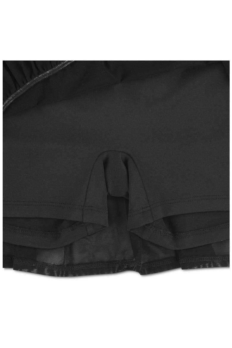 Kids' Tulle Skort, Alternate, color, BLACK