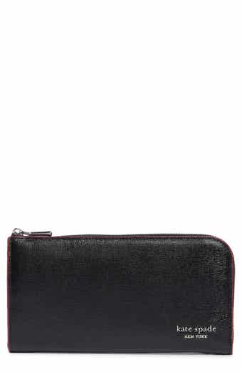 Kate Spade New York devin glitter zip wallet