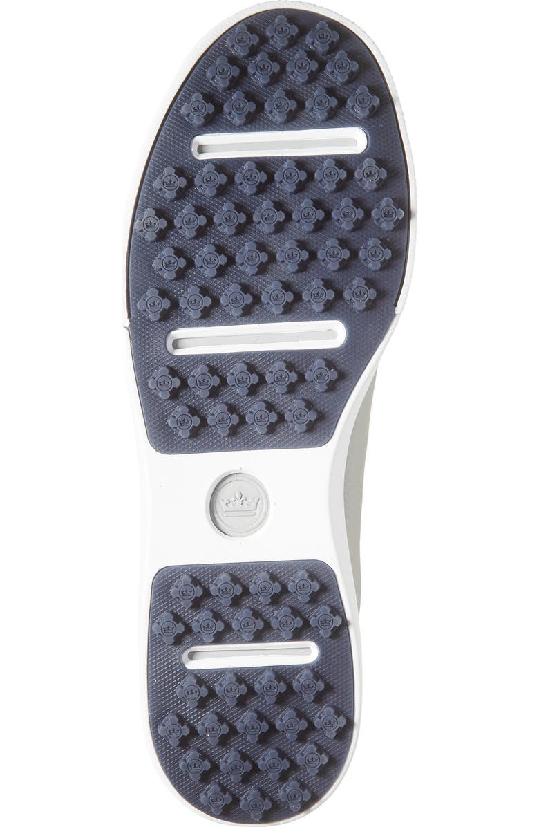 Peter Millar Drift Hybrid Water Resistant Leather Golf Shoe, Alternate, color, British Grey