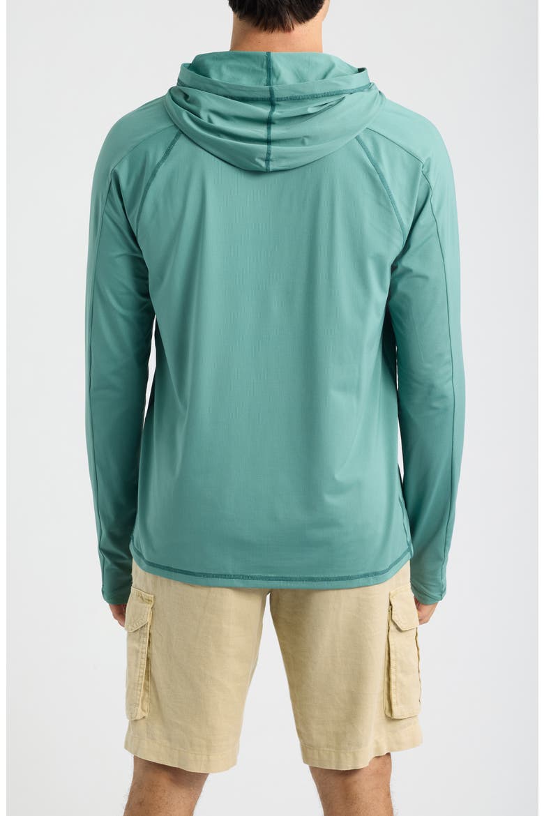 Chill Time Drifter IslandZone® Hooded Rashguard, Main, color, DK SPA