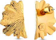 CHRISTINA CARUSO Baby Ginkgo Leaf Earrings