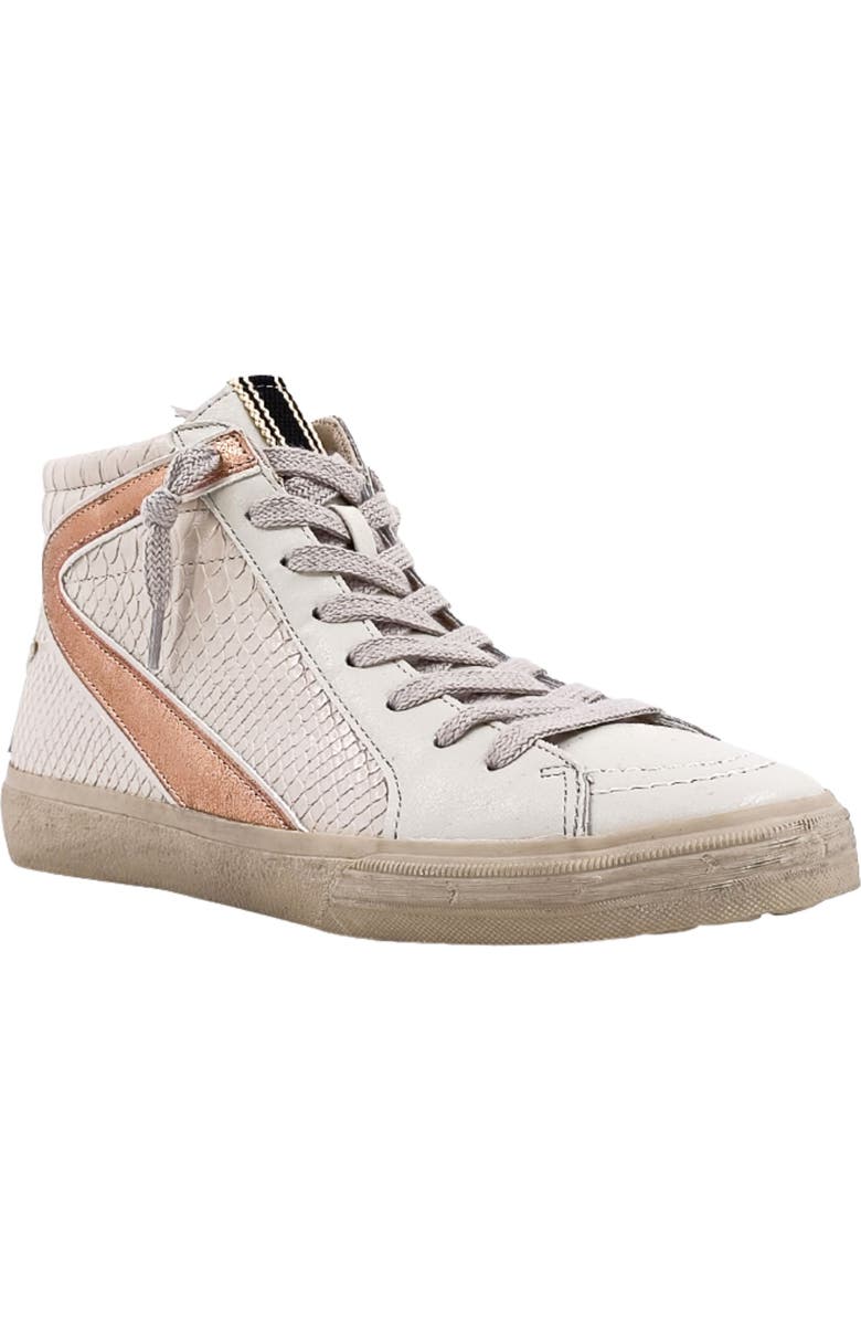 SHUSHOP Rooney High-Top Sneaker, Main, color, Taupe Snake