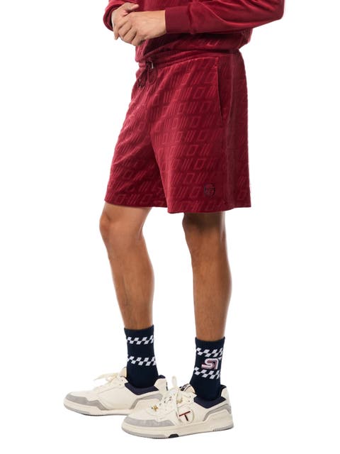 Bandiera Debossed Velour Short