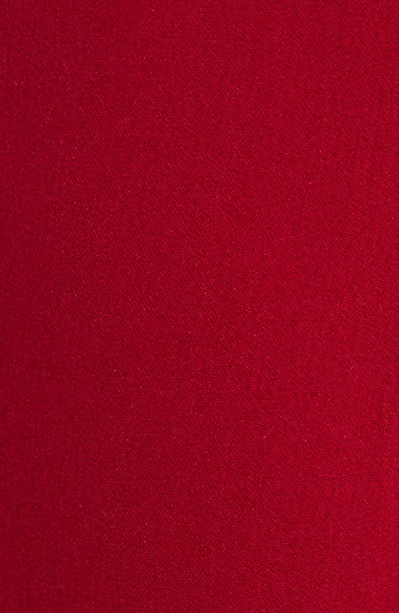 KASPER Flat Front Slim Pants, Alternate, color, Fire Red