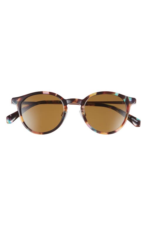 Eyebobs Golden Age 45mm Small Polarized Round Sunglasses In Brown