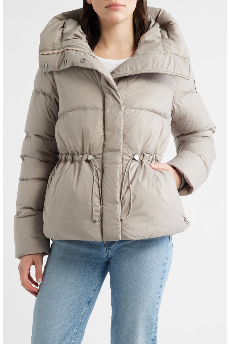 Montgomery Tonal Label 750 Fill Power Down Jacket, Main, color, LIMESTONE - CALCAIRE