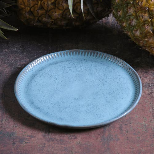 Porto Brasil Linhas Dessert Plate Set Of 6 In Blue