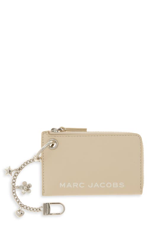 Marc Jacobs Zippered Wallet With Pendant In White