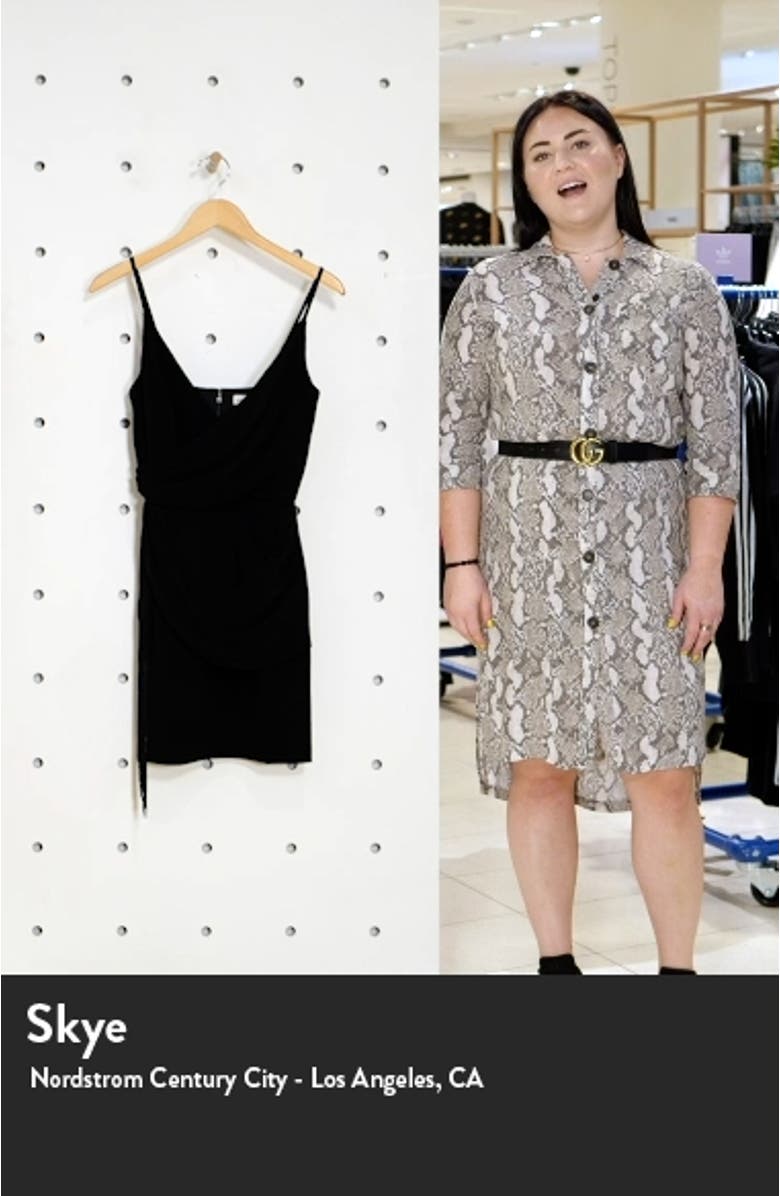 Alida Crepe Fringe Dress, sales video thumbnail