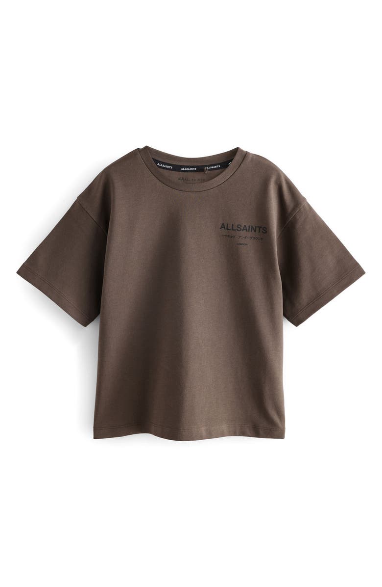 smALLSAINTS by ALLSAINTS Kids' Underground Cotton Graphic T-Shirt, Main, color, Brown