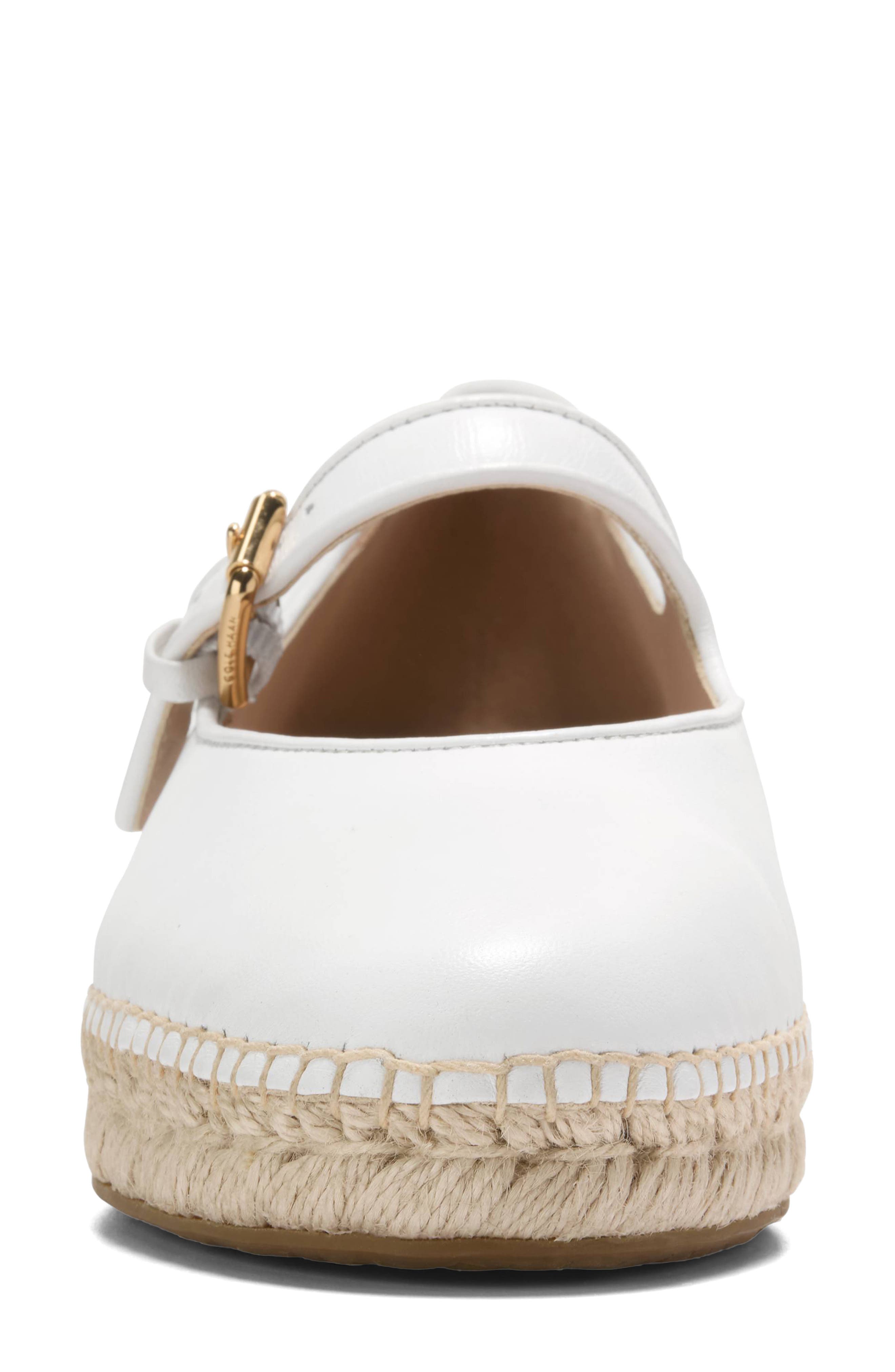 Cole Haan CloudFeel Asbury Mary Jane Flat, Alternate, color, White Leather