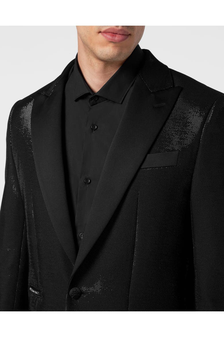 Lurex Blazer Lord Fit Sartorial Men, Alternate, color, black