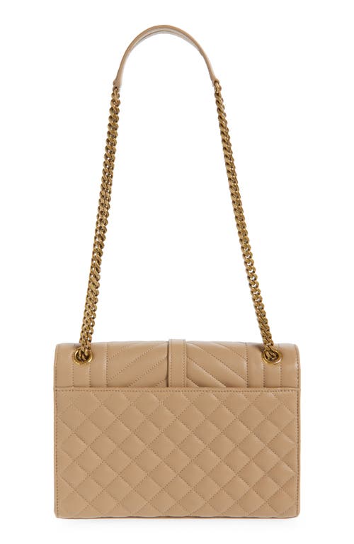 Saint Laurent Medium Cassandra Quilted Leather Envelope Bag