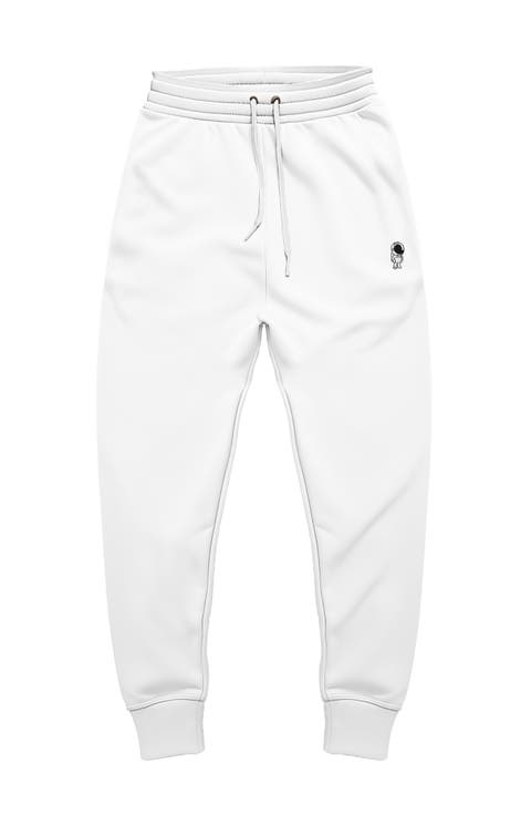 Men's White Joggers & Sweatpants