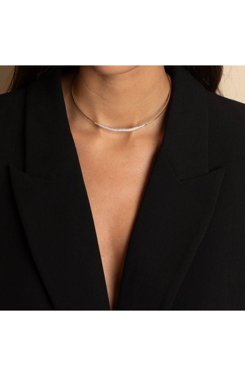 BY ADINA EDEN Diamond Pave Accented Wire Necklace 14K, Alternate, color, 