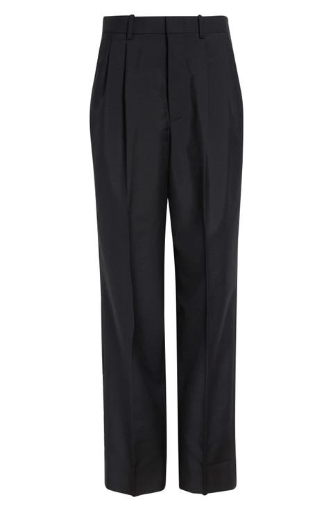 Sullivan Creased Flare Cotton Twill Pants