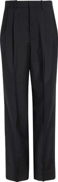 PARTOW Sullivan Creased Flare Cotton Twill Pants