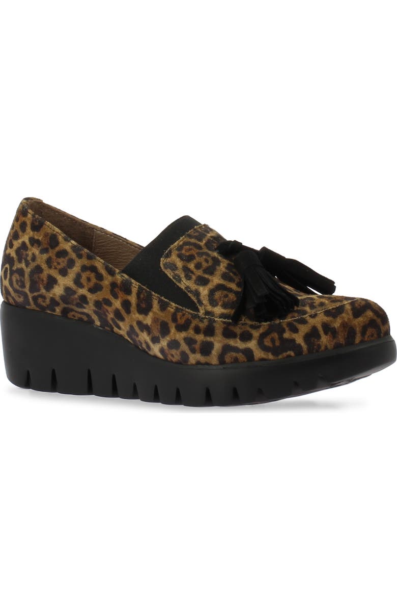 Wonders C-3342-L Tassel Wedge Loafer, Main, color,
